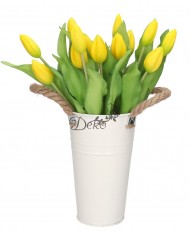 TULIPANY BUKIET TULIPANÓW GUMOWE GUMOWANE JAK ŻYWE 7SZT.