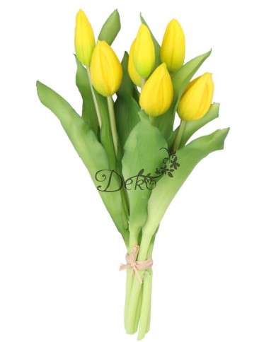TULIPANY BUKIET TULIPANÓW GUMOWE GUMOWANE JAK ŻYWE 7SZT.