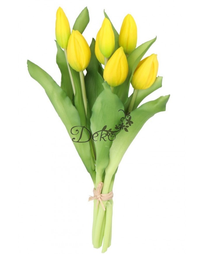 TULIPANY BUKIET TULIPANÓW GUMOWE GUMOWANE JAK ŻYWE 7SZT.
