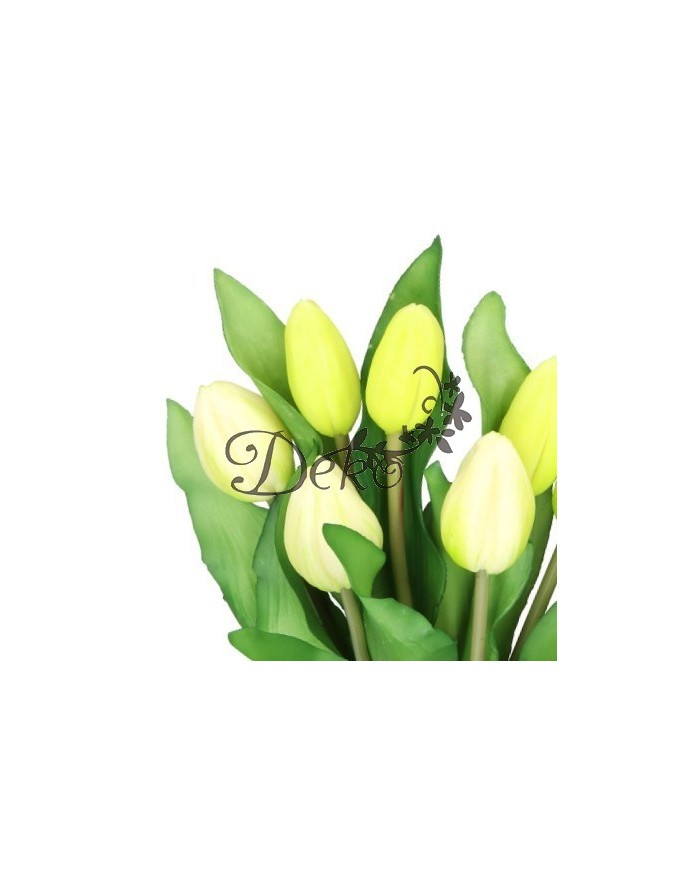 TULIPANY BUKIET TULIPANÓW GUMOWE GUMOWANE JAK ŻYWE 7SZT.