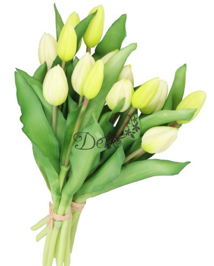 TULIPANY BUKIET TULIPANÓW GUMOWE GUMOWANE JAK ŻYWE 7SZT.