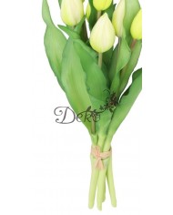 TULIPANY BUKIET TULIPANÓW GUMOWE GUMOWANE JAK ŻYWE 7SZT.