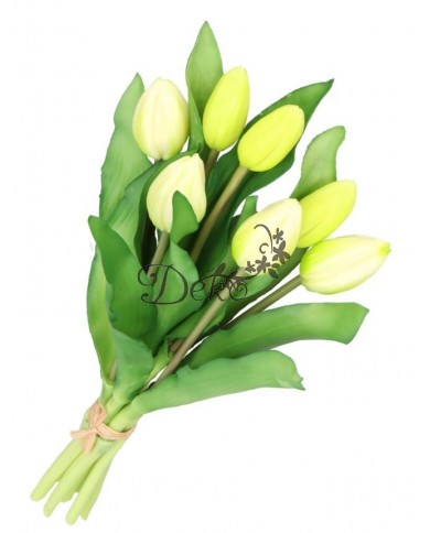 TULIPANY BUKIET TULIPANÓW GUMOWE GUMOWANE JAK ŻYWE 7SZT.