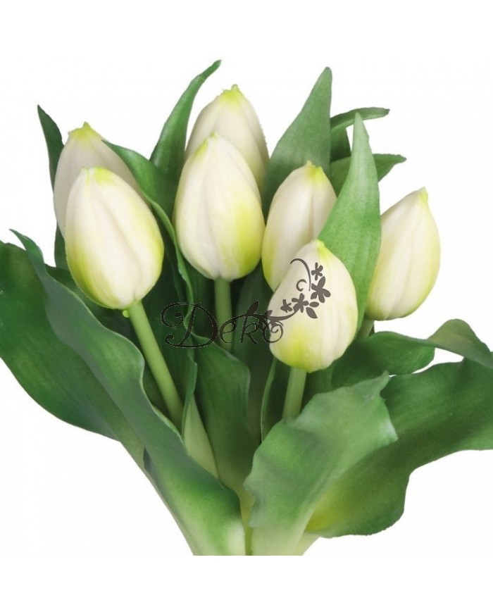 TULIPANY BUKIET TULIPANÓW GUMOWE GUMOWANE JAK ŻYWE 7SZT.