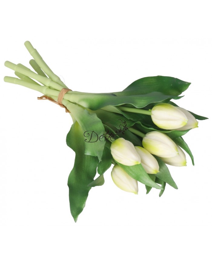 TULIPANY BUKIET TULIPANÓW GUMOWE GUMOWANE JAK ŻYWE 7SZT.