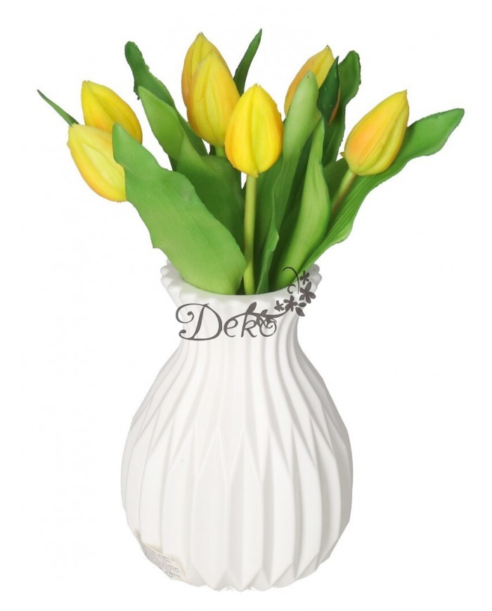 TULIPANY BUKIET TULIPANÓW GUMOWE GUMOWANE JAK ŻYWE 7SZT.