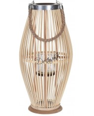 LAMPION BAMBUSOWY RATTANOWY LATARNIA 130CM USZKODZONE