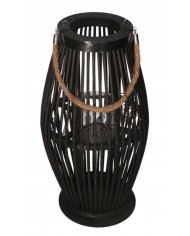 LAMPION BAMBUSOWY RATTANOWY LATARNIA 60 CM USZKODZONE