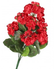 SZTUCZNE KWIATY ROŚLINY PELARGONIA BUKIET 45CM GĘSTY JAK ŻYWA