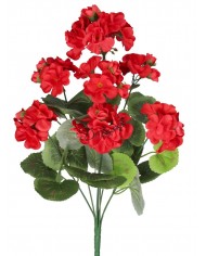 SZTUCZNE KWIATY ROŚLINY PELARGONIA BUKIET 45CM GĘSTY JAK ŻYWA