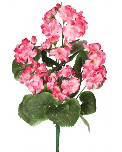 SZTUCZNE KWIATY ROŚLINY PELARGONIA BUKIET 45CM GĘSTY JAK ŻYWA