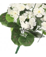 SZTUCZNE KWIATY ROŚLINY PELARGONIA BUKIET 45CM GĘSTY JAK ŻYWA
