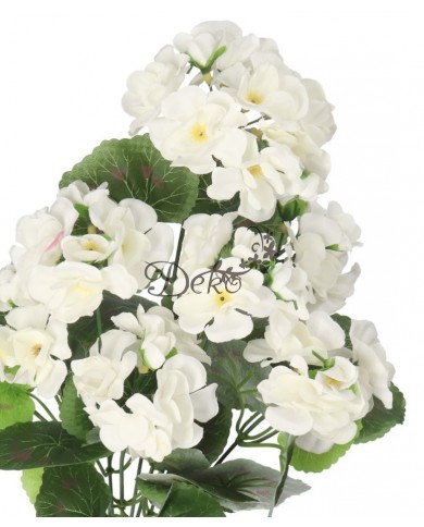 SZTUCZNE KWIATY ROŚLINY PELARGONIA BUKIET 45CM GĘSTY JAK ŻYWA