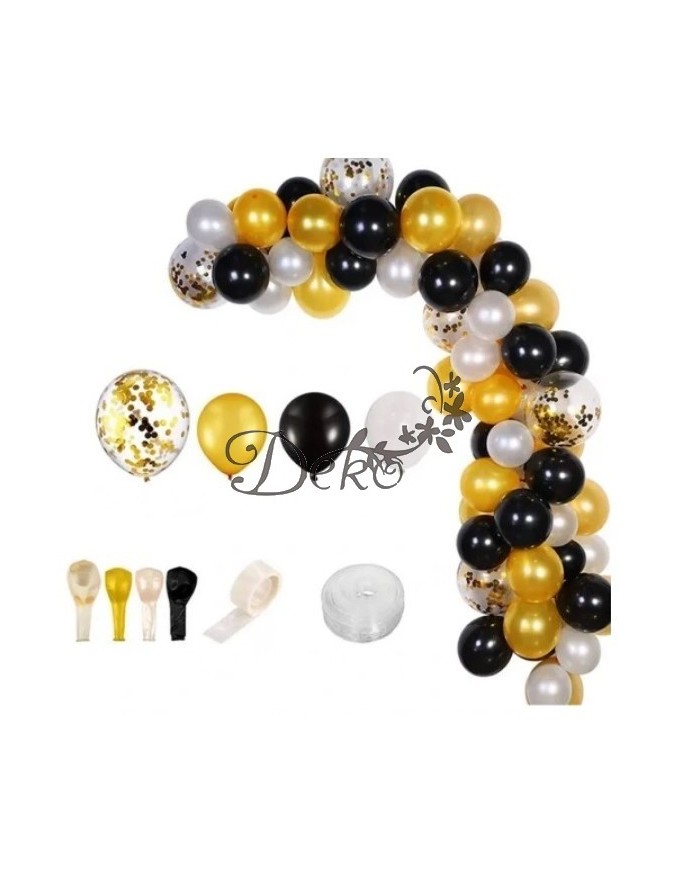 BALONY NA URODZINY ZESTAW BALONÓW MIX 100SZT ŚLUB PARTY