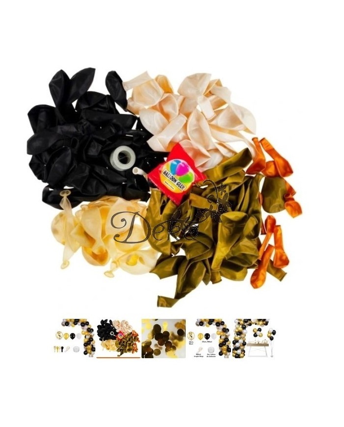 BALONY NA URODZINY ZESTAW BALONÓW MIX 100SZT ŚLUB PARTY