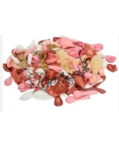 BALONY NA URODZINY ZESTAW BALONÓW MIX 100SZT ŚLUB PARTY