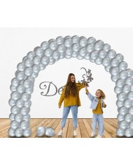 BALONY NA URODZINY ZESTAW BALONÓW MIX 100SZT ŚLUB PARTY