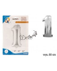 BALONY FOLIOWE CYFERKI BALON FOLIOWY CYFRA 2 80CM