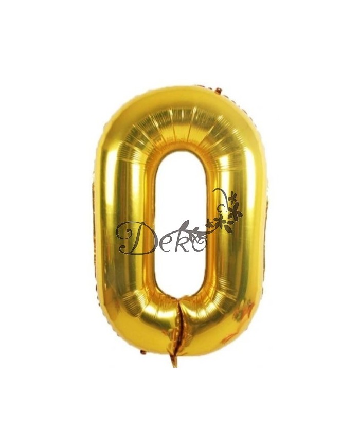 BALONY FOLIOWE CYFERKI BALON FOLIOWY CYFRA 0 80CM