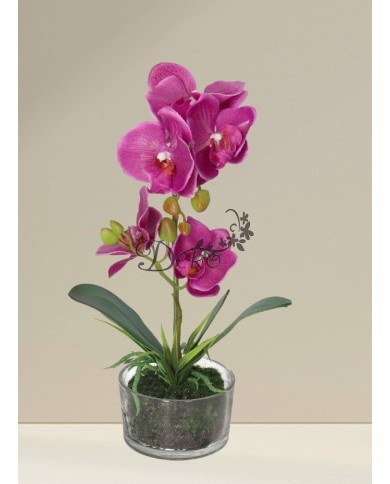 STORCZYK ORCHIDEA SZTUCZNE KWIATY W DONICZCE PREMIUM