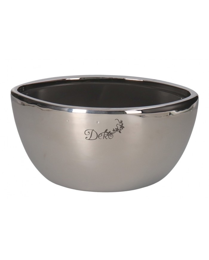 DONICZKA OSŁONKA CERAMICZNA SREBRNA ŁÓDKA OZDOBA