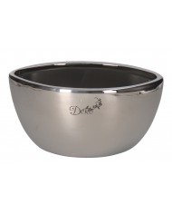 DONICZKA OSŁONKA CERAMICZNA BIAŁA ŁÓDKA OZDOBA