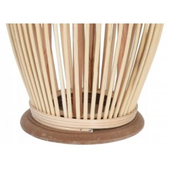 LAMPION BAMBUSOWY RATTANOWY LATARNIA 95 CM USZKODZONE