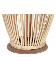 LAMPION BAMBUSOWY RATTANOWY LATARNIA 95 CM USZKODZONE