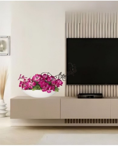 DONICZKA OSŁONKA CERAMICZNA BIAŁA ŁÓDKA DUŻA OZDOBA