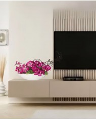 DONICZKA OSŁONKA CERAMICZNA BIAŁA ŁÓDKA DUŻA OZDOBA