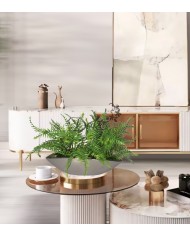 DONICZKA OSŁONKA CERAMICZNA SREBRNA ŁÓDKA DUŻA OZDOBA