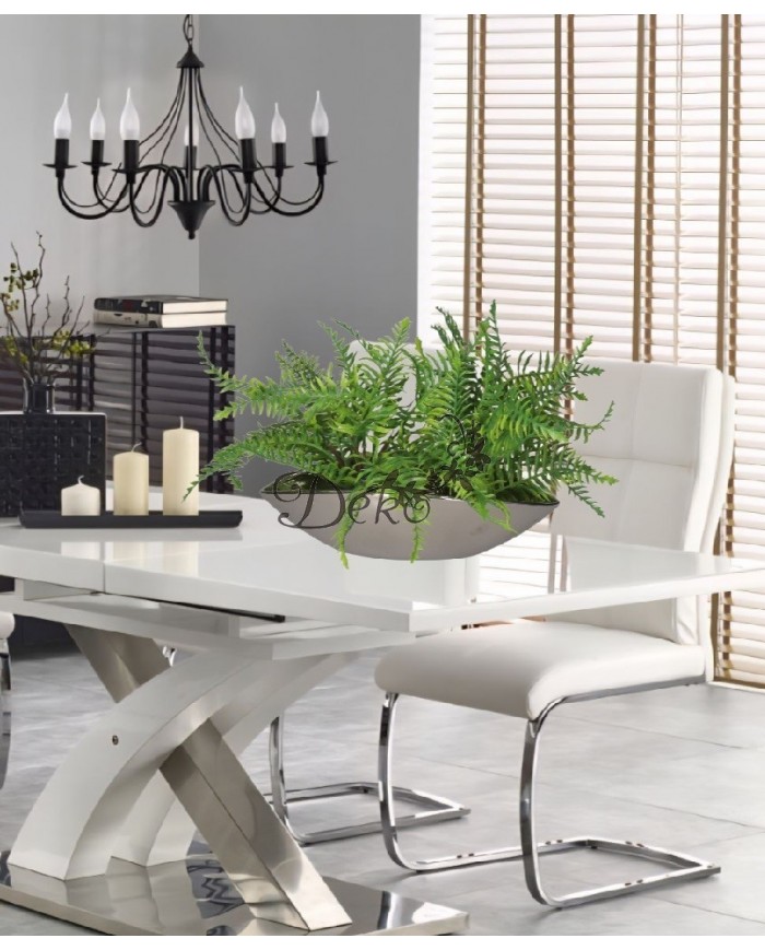 DONICZKA OSŁONKA CERAMICZNA SREBRNA ŁÓDKA DUŻA OZDOBA