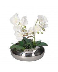 DONICZKA OSŁONKA CERAMICZNA SREBRNA NOWOCZESNA DUŻA