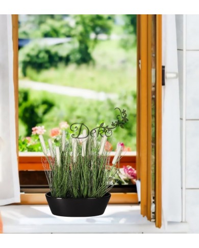 DONICZKA OSŁONKA CERAMICZNA CZARNA NOWOCZESNA DUŻA