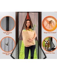 MOSKITIERA SIATKA MAGNETYCZNA NA DRZWI OKNO 210x100