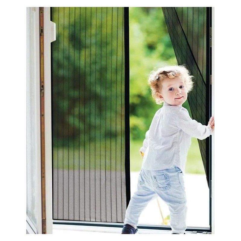 MOSKITIERA SIATKA MAGNETYCZNA NA DRZWI OKNO 210x100