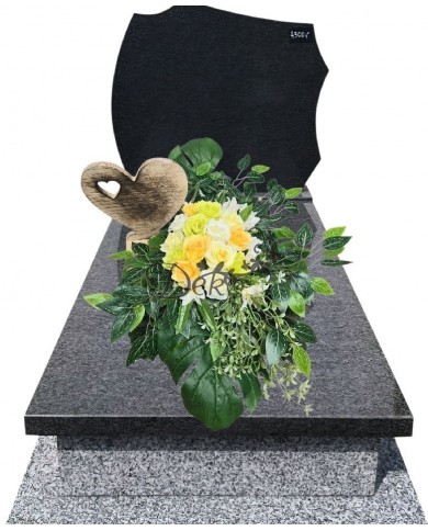 STROIK WIĄZANKA NA GRÓB KOMPOZYCJA DUŻA SZTUCZNE KWIATY