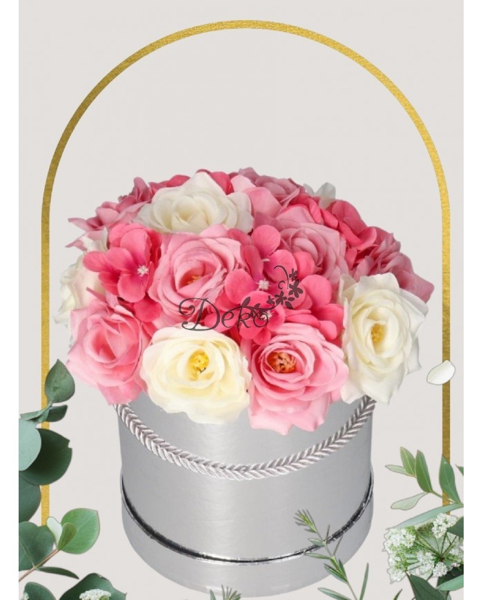 FLOWER BOX PUDEŁKO NA DZIEŃ MAMY DZIEŃ NAUCZYCIELA ŚLUB PREZENT