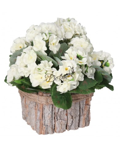 PELARGONIA W DONICZCE SZTUCZNE KWIATY JAK ŻYWE