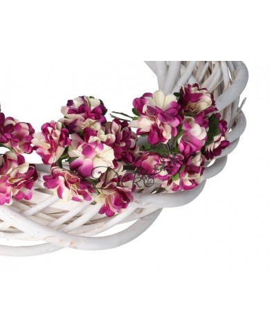 KWIATKI PAPIEROWE NA DRUCIKU 30SZT OZDOBA DEKORACJA