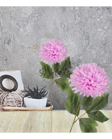 CHRYZANTEMA SZTUCZNE KWIATY JAK ŻYWA 48CM GŁÓWKA 12CM