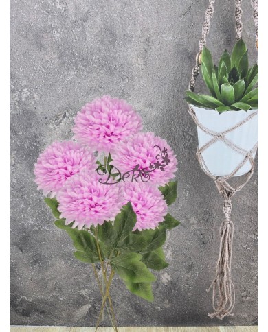 CHRYZANTEMA SZTUCZNE KWIATY JAK ŻYWA 48CM GŁÓWKA 12CM