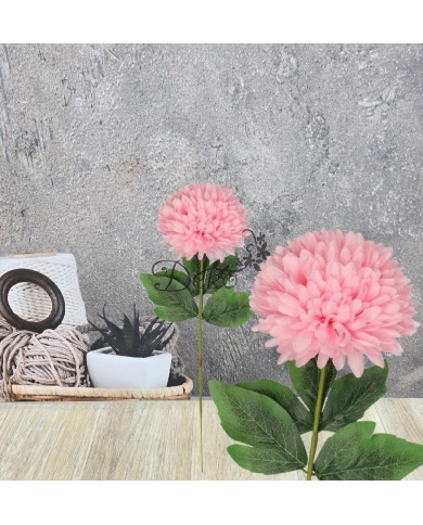 CHRYZANTEMA SZTUCZNE KWIATY JAK ŻYWA 48CM GŁÓWKA 12CM