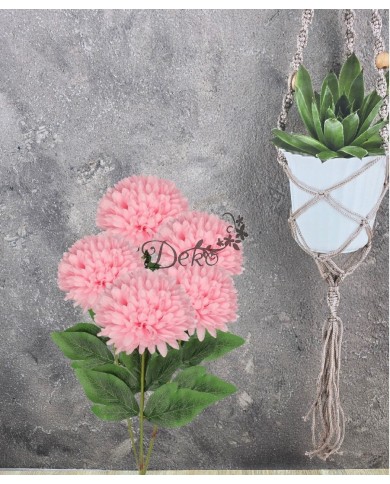 CHRYZANTEMA SZTUCZNE KWIATY JAK ŻYWA 48CM GŁÓWKA 12CM