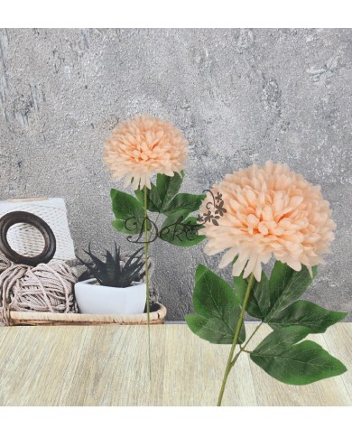 CHRYZANTEMA SZTUCZNE KWIATY JAK ŻYWA 48CM GŁÓWKA 12CM