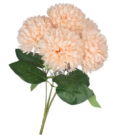 CHRYZANTEMA W BUKIECIE SZTUCZNE KWIATY JAK ŻYWE 45CM DUŻY BUKIET