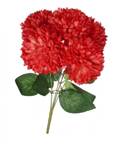 CHRYZANTEMA W BUKIECIE SZTUCZNE KWIATY JAK ŻYWE 45CM DUŻY BUKIET