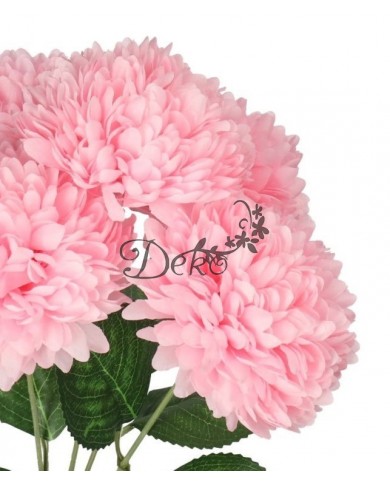 CHRYZANTEMA W BUKIECIE SZTUCZNE KWIATY JAK ŻYWE 45CM DUŻY BUKIET