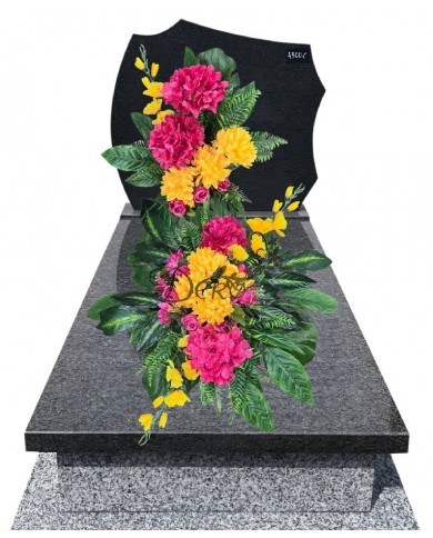 WIĄZANKA STROIK NA GRÓB KOMPOZYCJA DUŻA SZTUCZNE KWIATY