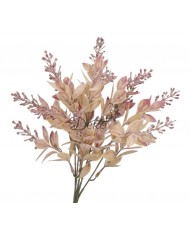 KWIATKI MATERIAŁOWE NA DRUCIKU 30SZT OZDOBA DEKORACJA